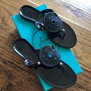 Jack Rogers jelly thong sandals